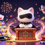 Engage with slot777 apk gaming through an electrifying casino scene featuring dynamic characters and action.
